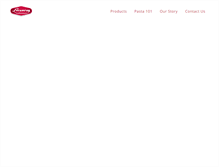 Tablet Screenshot of luxurypasta.com